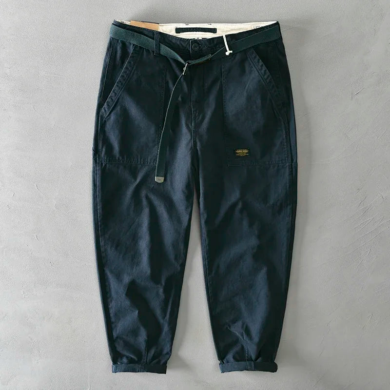Men's Casual Cotton Cargo Pants | Fashion Loose Big Pocket Trousers