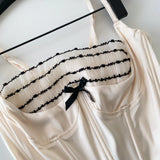 Das "Summer Muse" Spitzen-Rüschen-Camisole | Hot Girl Ästhetik Korsett-Oberteil