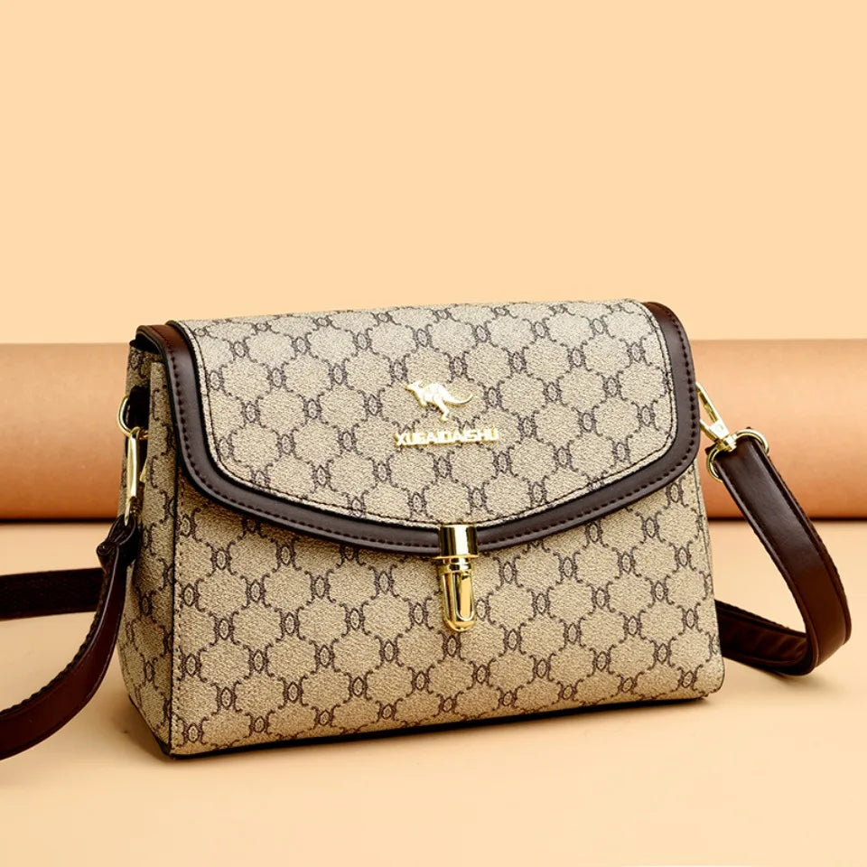 Luxury Designer Women's PU Leather Crossbody | Casual Small Capacity Tote