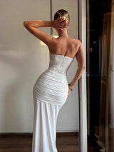 Elegantes Pailletten-Samt-Abendkleid – Luxuriöses langes Geburtstagskleid, Cocktailkleid