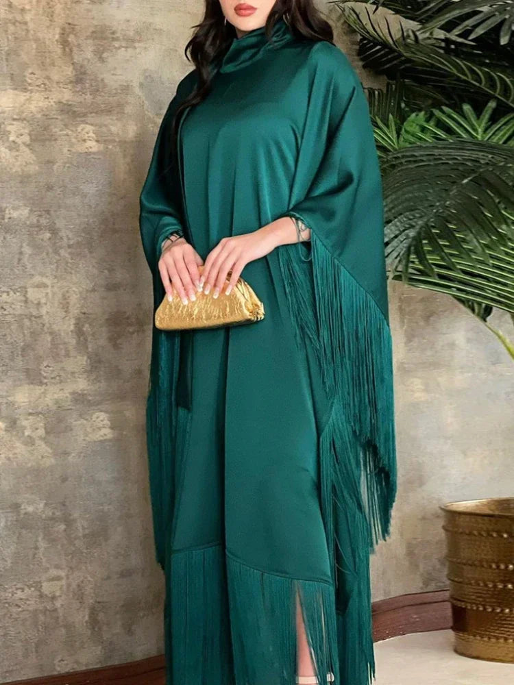 Elegantes muslimisches Partykleid für Damen – Dubai Abaya und türkischer Kaftan