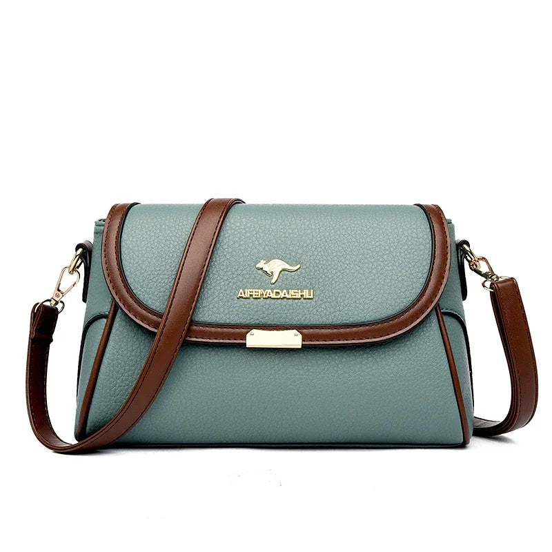 Die Petite-Luxe Silhouette einfarbige Handtasche aus hochwertigem Leder