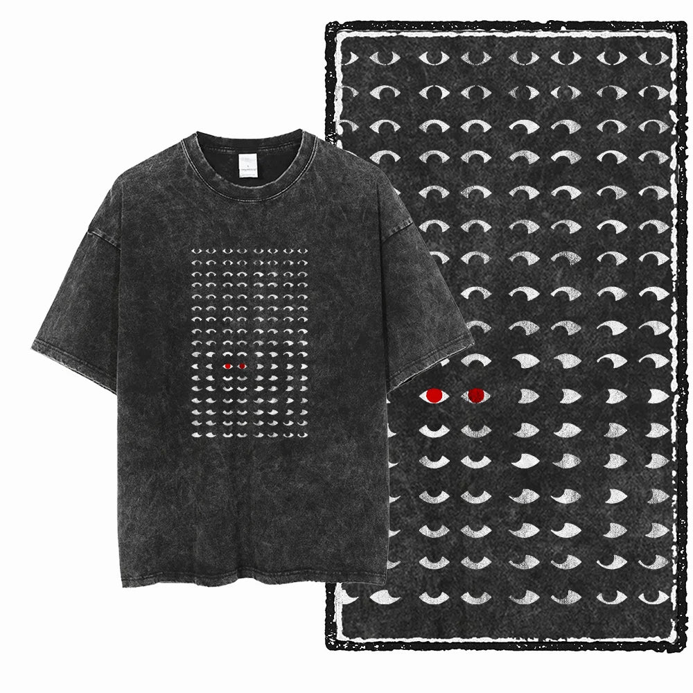 Acid Washed Cat Graphic T-Shirt | Unisex Exclusive Streetwear Tee