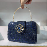 The Stellar-Glow Crystal Handbag Luxury Sparkling Diamond Clutch