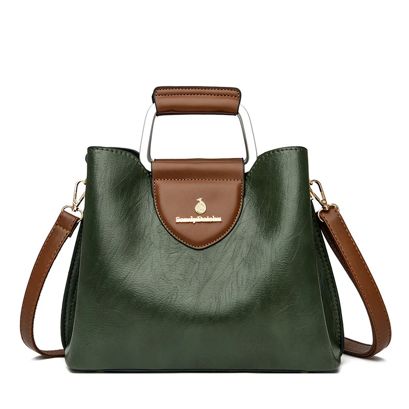 Die Sovereign-Tote Silhouette Luxuriöse Handtasche aus hochwertigem Leder