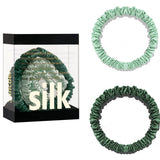 Das „Seidenfaden“-Slim-Set: Premium Skinny Scrunchies aus 100 % Maulbeerseide