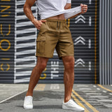 Herren Khaki Cargo-Shorts – Robuste Outdoor-Wander-Shorts