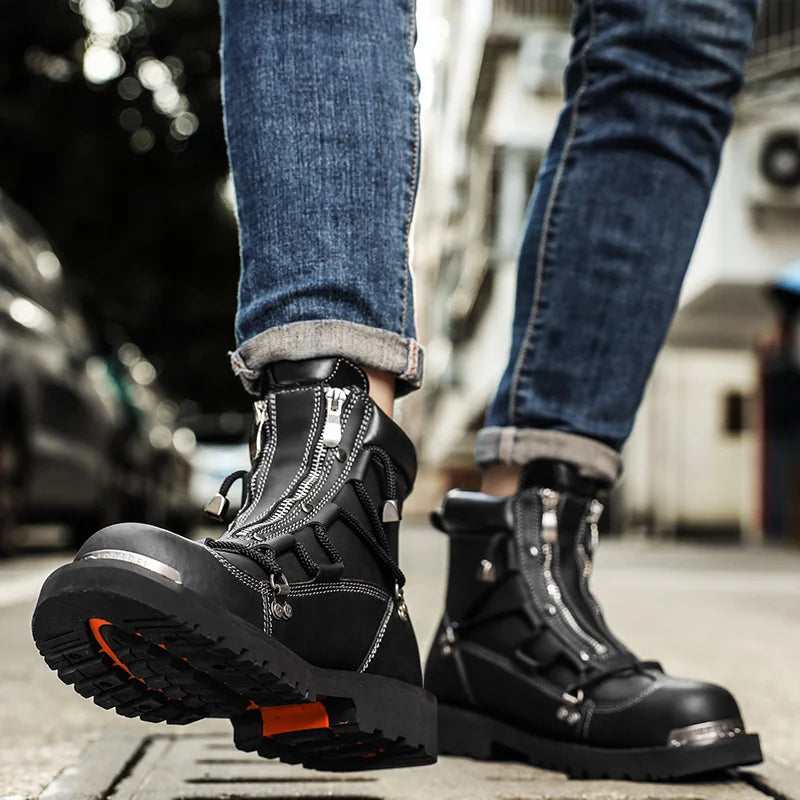 Peak Performance Men’s Hiking Boots: Waterproof Winter Snow Boots with Thermal Plush Lining