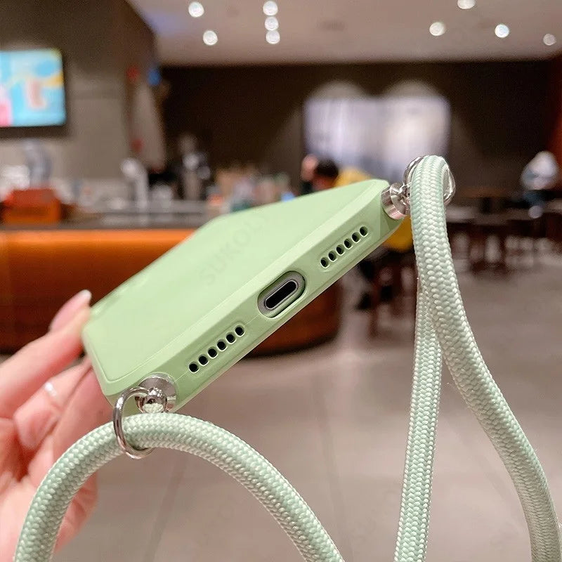 Crossbody Lanyard Case for Samsung Galaxy S26 S25 S24 S23 Ultra S22