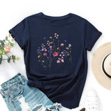 Oversized Women's Graphic T-Shirt | Harajuku Style Cotton Short Sleeve Tee