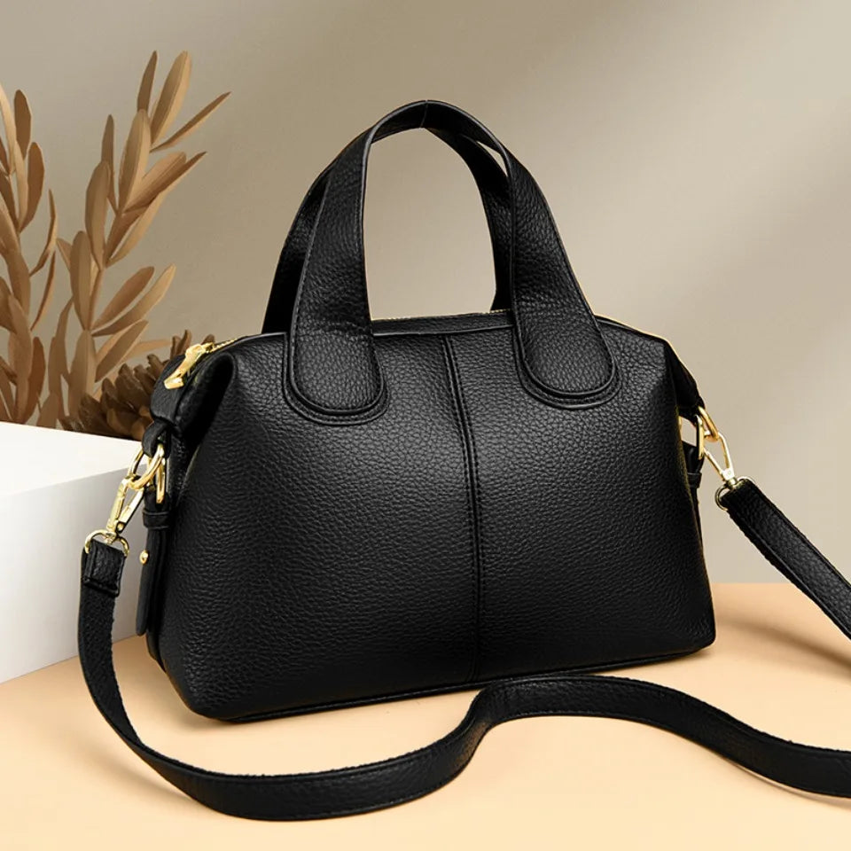 High-Quality PU Leather Small Shoulder Tote | Designer Ladies' Crossbody Bag