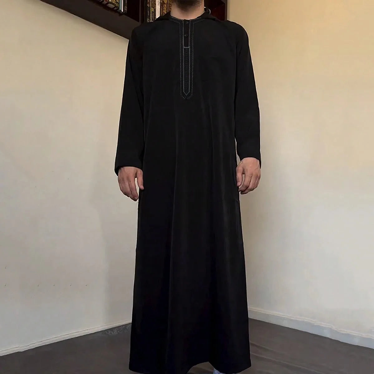 Men’s Arabic Jubba Thobe | Dubai Kaftan Saudi Arabia Style Abaya Robe