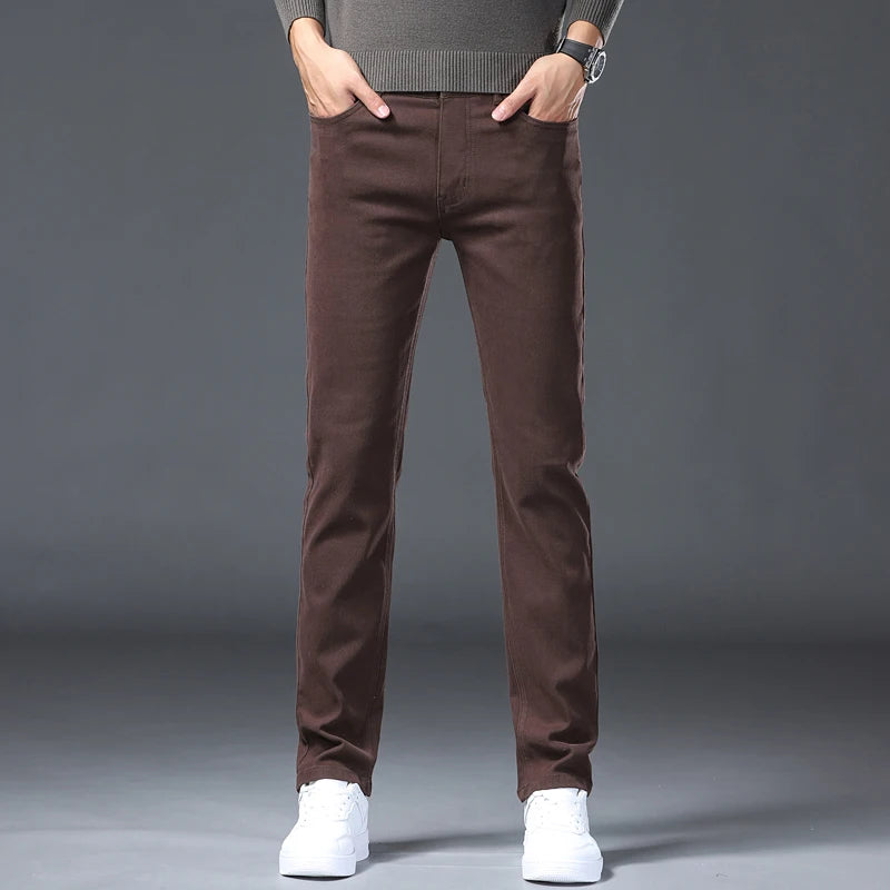 Classic Style Men's Advanced Slim Fit Straight Jeans