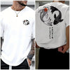 Japanischer Koi-Fisch Harajuku T-Shirt – 100% reine Baumwolle Herren Streetwear – Y2K Retro Grafik T-Shirt