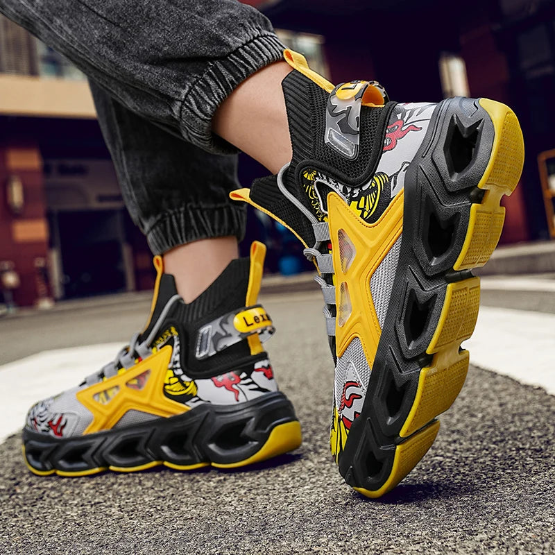 The Vanguard-X Elite | Signature Mens Luxury Trainer | Breathable Race-Spec Sneaker
