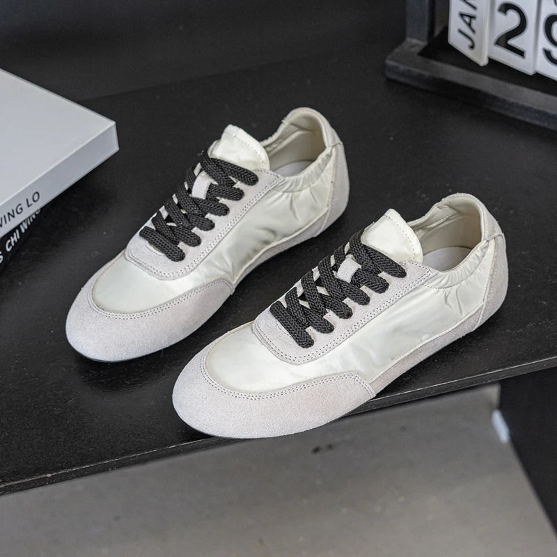 Women’s Moral Training Shoes – Retro Color-Blocked Sneakers