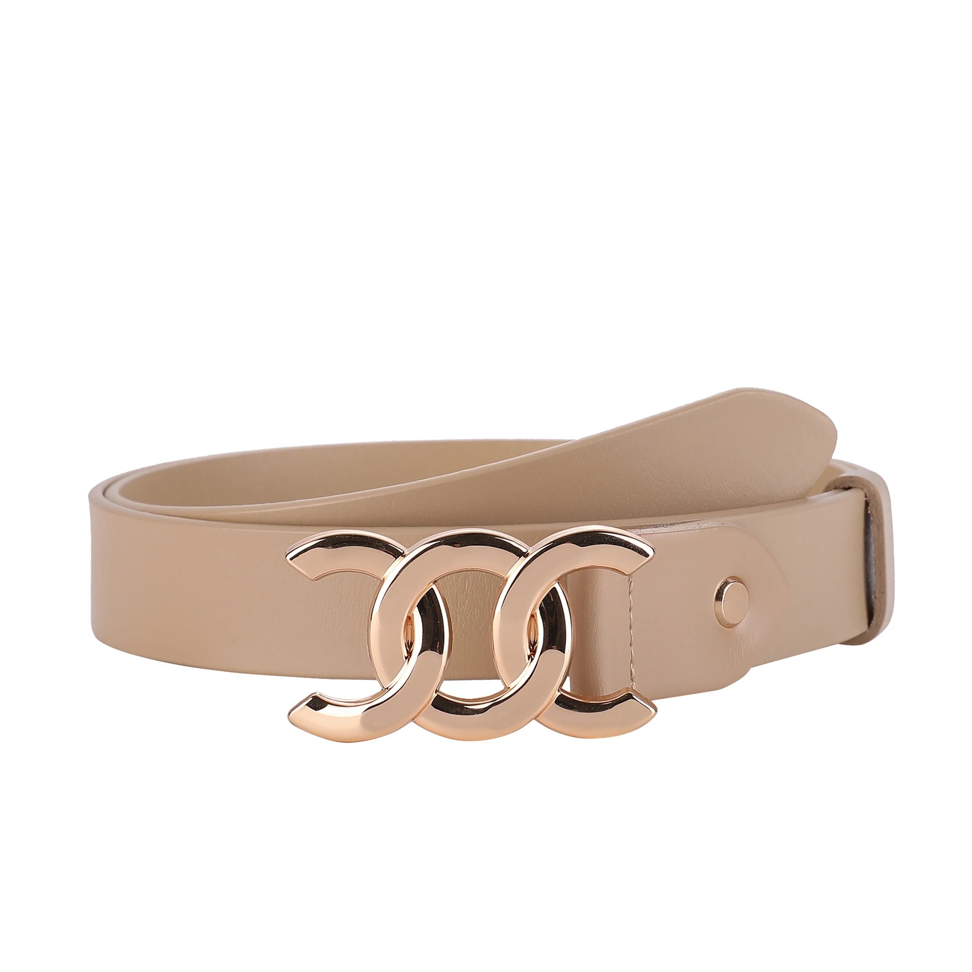 Women's Thin Leather Decorative Belt – New Style Waistband for Dresses & Suits
