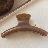 Elegant Solid 5.91in Large Hair Claw for Women