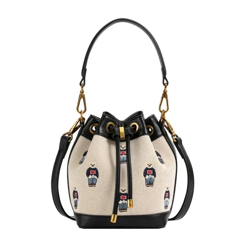 Die Urban-Flow Eimertasche Großraum-Handtasche/Messenger-Bag