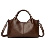 Premium-Handtasche aus weichem PU-Leder | Umhängetasche für Damen mittleren Alters