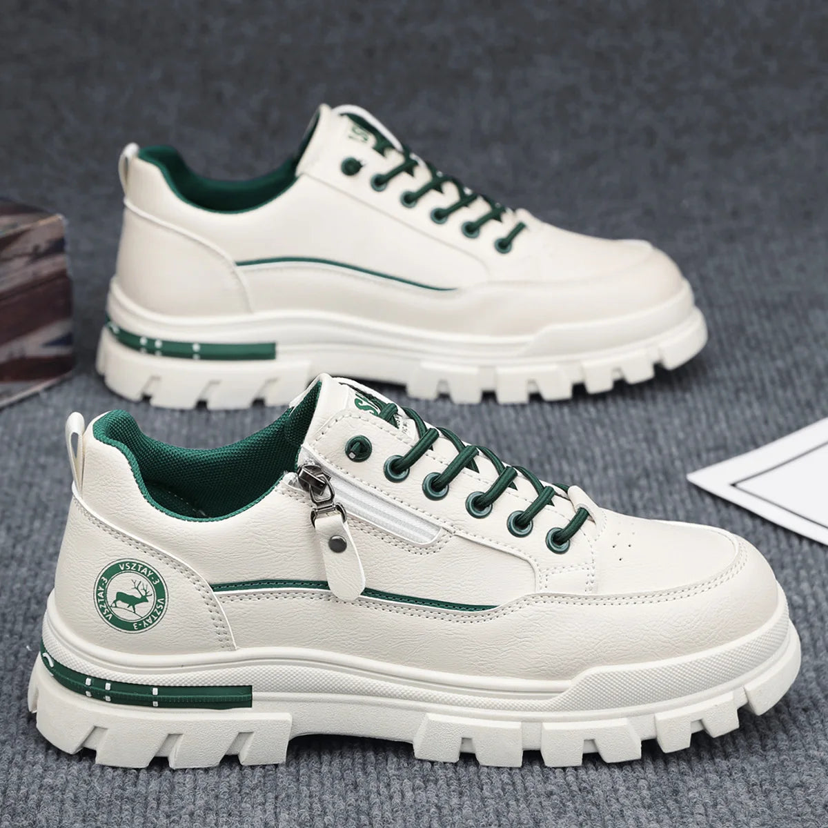 Herren Freizeit Sportschuhe – Trendige Fashion Street Schuhe