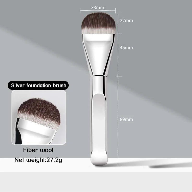 Der Skin-Mimic Präzisionspinsel Ultradünnes zungenförmiges Foundation-Tool