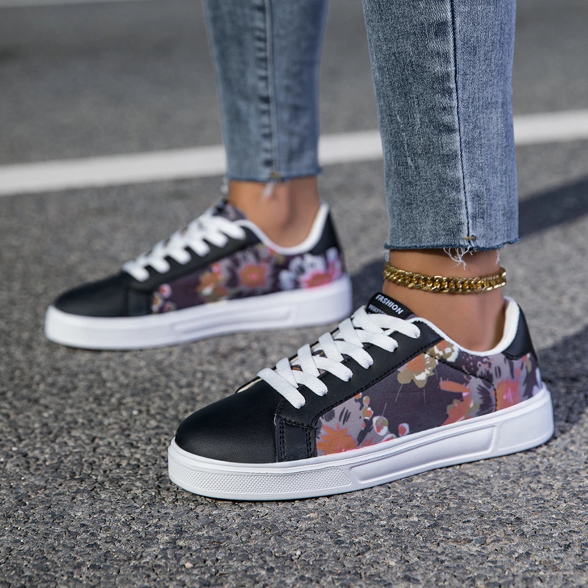 Damen-Sneaker für die Freizeit – Leichte Skateboard-Schuhe