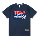 Herren lockeres Outdoor-Basketball-T-Shirt | Sommer schnelltrocknendes Streetwear-T-Shirt