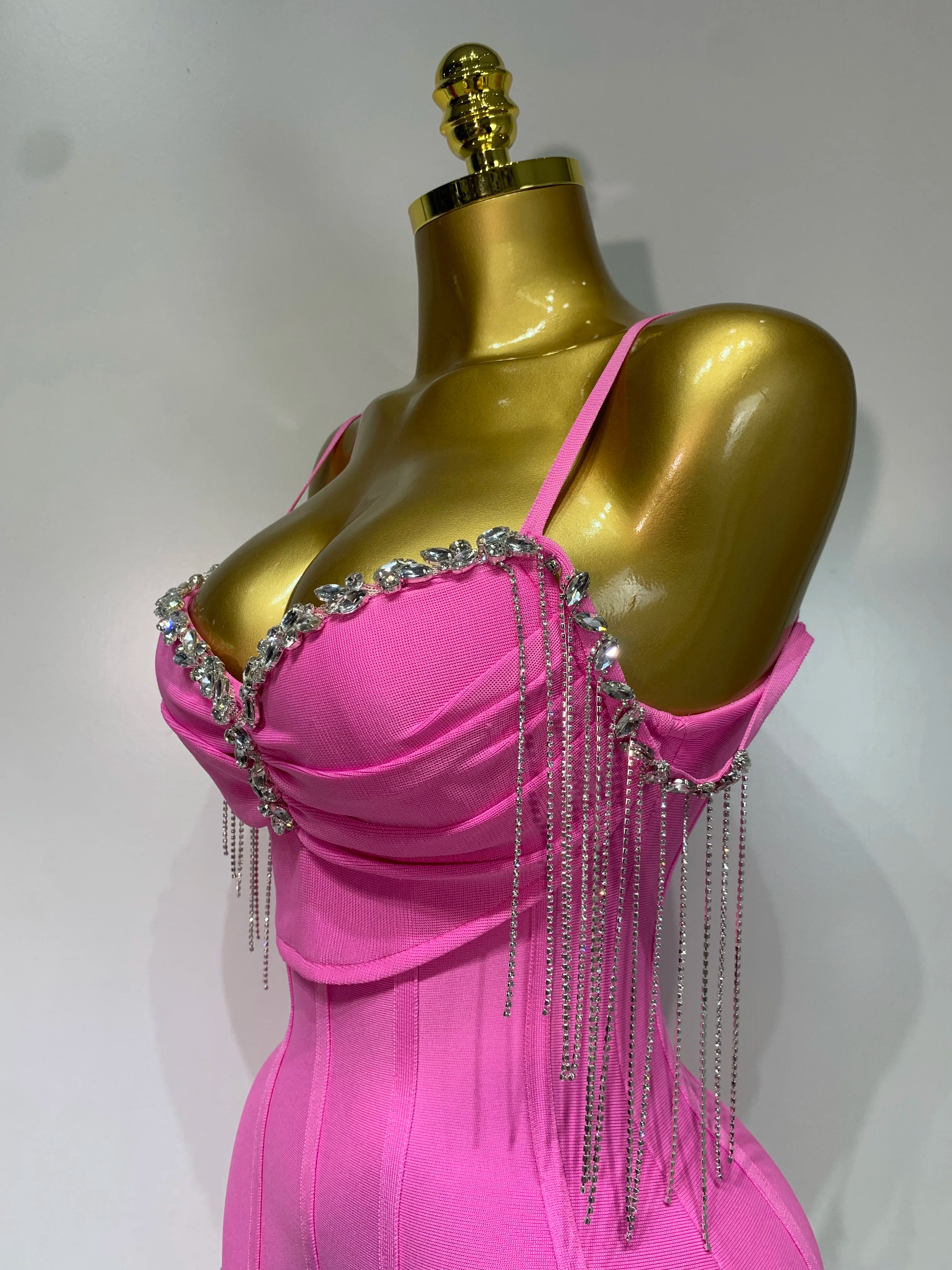 Sexy Backless Spaghetti Strap Bodycon Dress Elegant Prom, Club & Party Dress