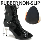 Professional Women’s Latin Dance Sandals – Thin High Heel Stilettos