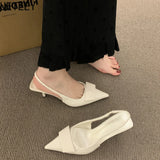 Women’s High Heel Sandals – Fashion Pointed Toe Slingback Shoes