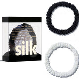 Das „Seidenfaden“-Slim-Set: Premium Skinny Scrunchies aus 100 % Maulbeerseide
