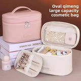 Luxuriöse Kosmetiktasche aus PU-Leder für Frauen