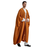 Offener Abaya-Cardigan für Herren | Ramadan Djellaba und marokkanische Jubba Thobe