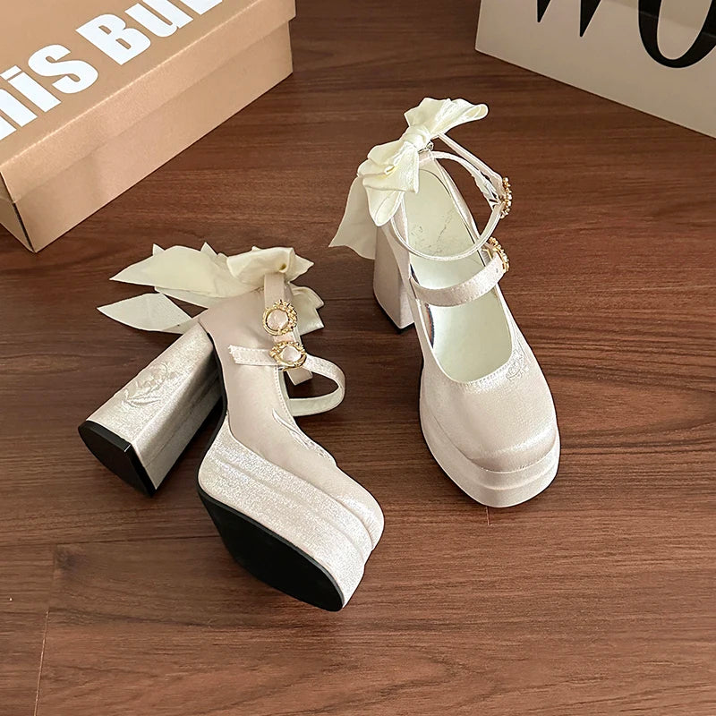 Women's Gothic Lolita Platform Mary Janes