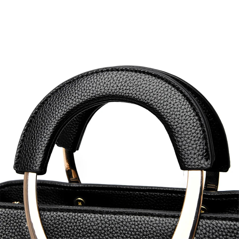 The Urban-Essence Tote Luxury PU Leather Handbag