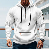 The Heritage Heavyweight: Men's American-Style Loose Fit Fleece-Lined Hoodie