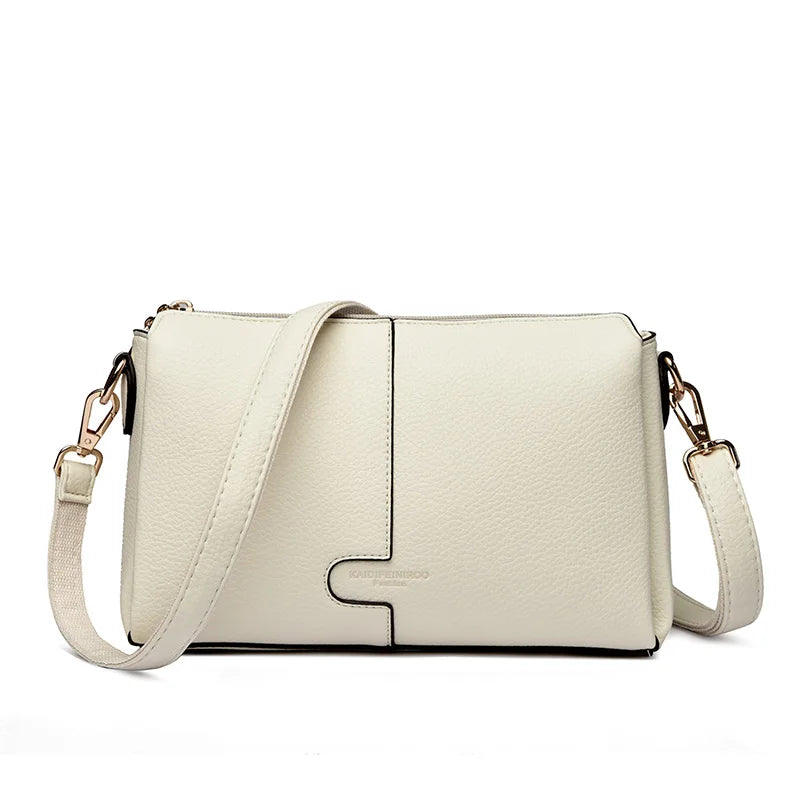 The Azure-Summer Silhouette Luxury Top Quality Soft Leather Handbag