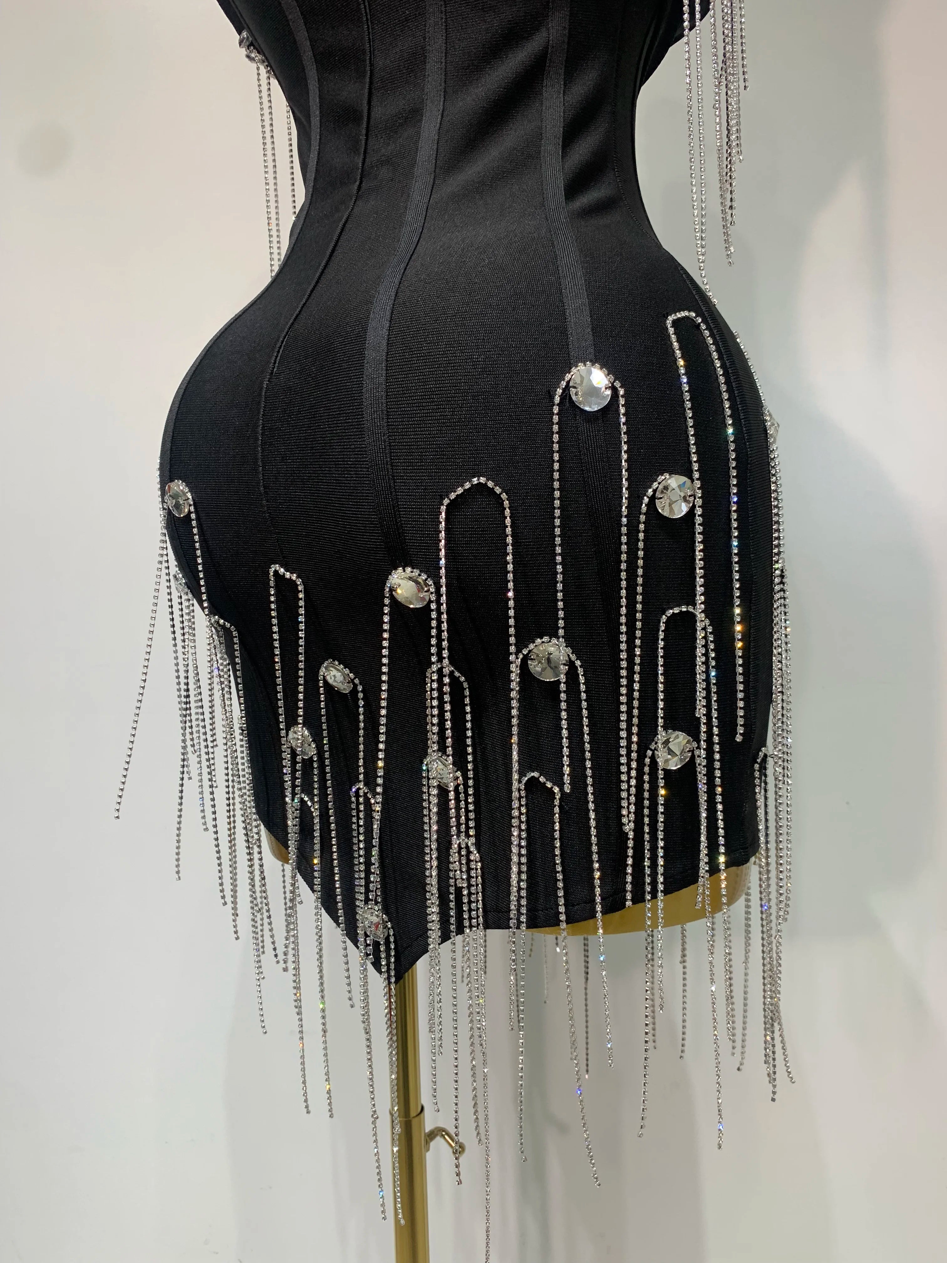 Sexy Backless Spaghetti Strap Bodycon Dress Elegant Prom, Club & Party Dress