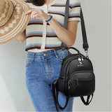 3-in-1 Women's Soft Leather Fashion Backpack | Large Capacity Travel Bag