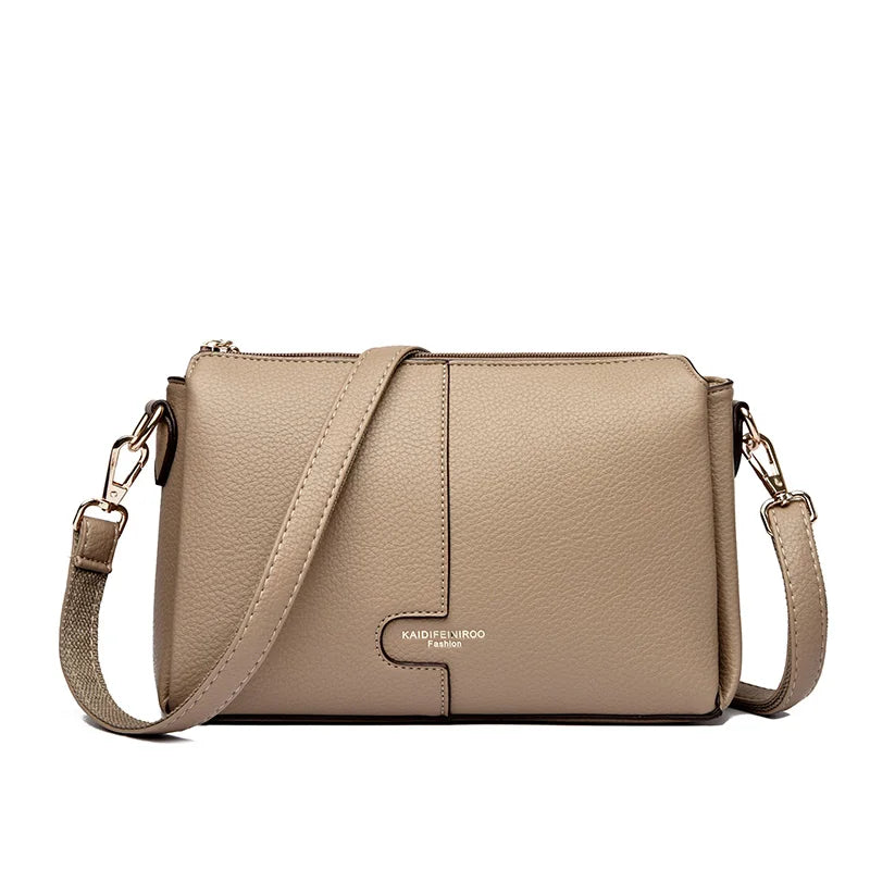 The Azure-Summer Silhouette Luxury Top Quality Soft Leather Handbag