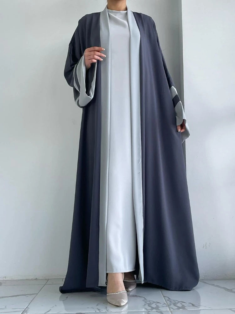 Muslim Women’s 2-Piece Caftan and Inner Dress Set