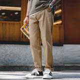 Men’s 11.7oz Khaki Raw Jeans – Redline Selvedge Denim, Amekaji Straight Leg Pants