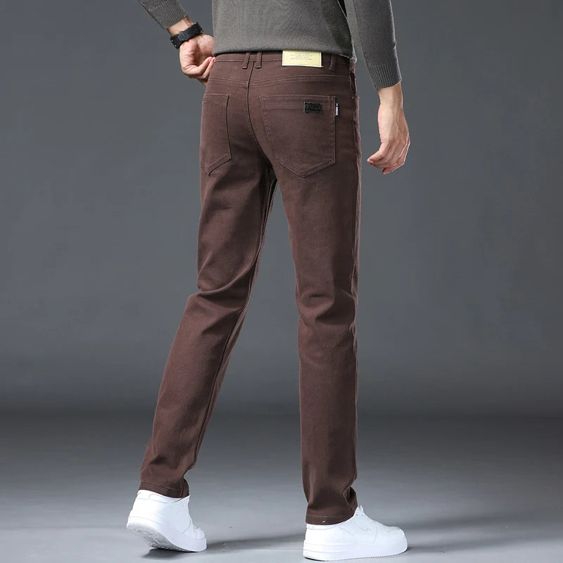 Classic Style Men's Advanced Slim Fit Straight Jeans