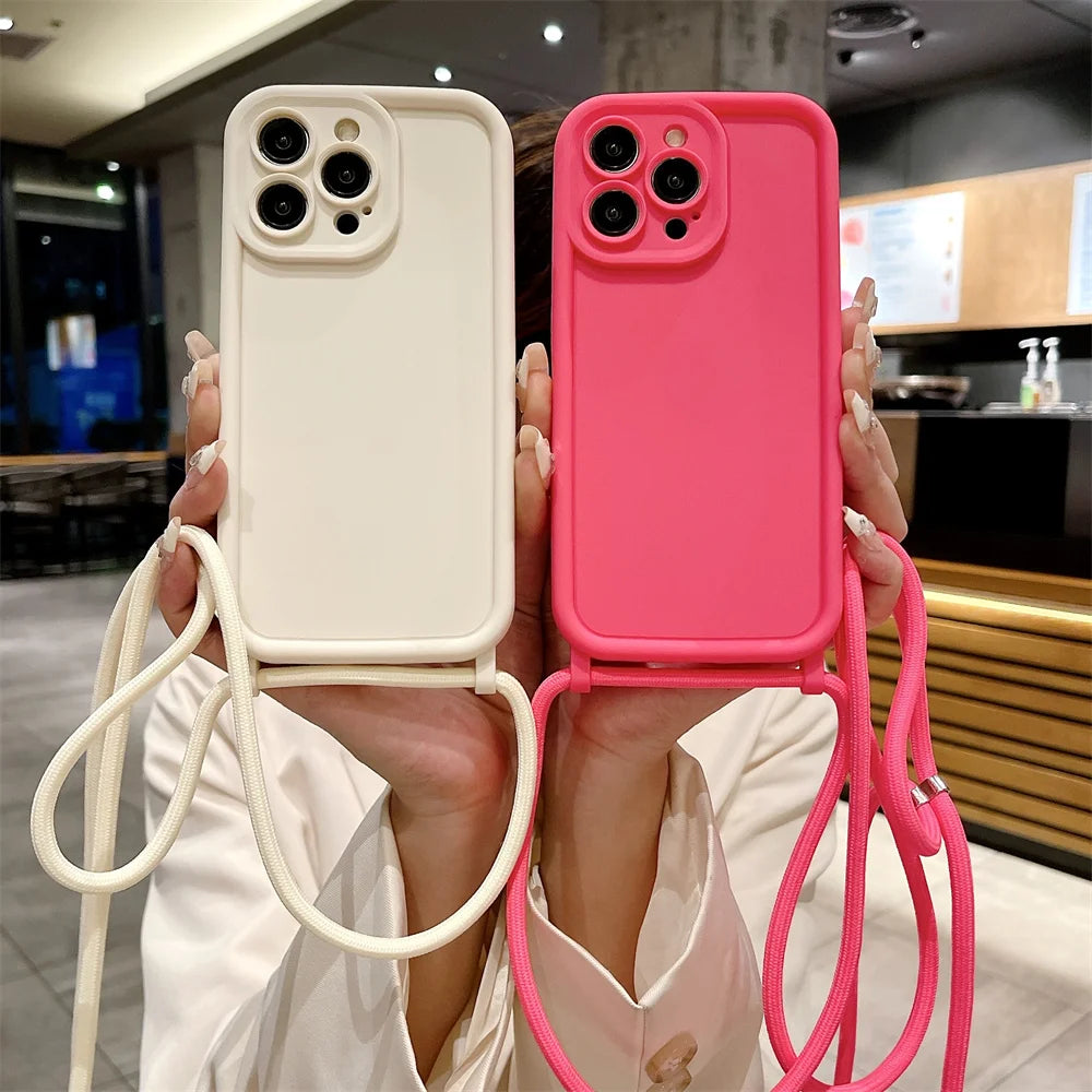 Handykette Umhängetasche für iPhone 17 Air 16 15 14 13 12 11 Pro Max SE
