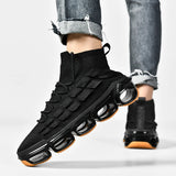 Herren Luxus-Sneaker – Atmungsaktive Hohlsohlen-Fashion-Trainer, Leichte Freizeit-Laufschuhe