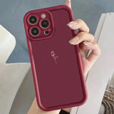 Pink Minimalist Line Art Phone Case for iPhone 17 Pro Max 16 15 14 13 12 11