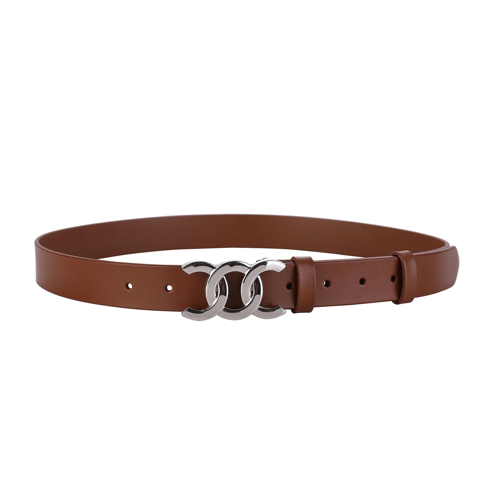Women's Thin Leather Decorative Belt – New Style Waistband for Dresses & Suits