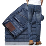 Men’s Slim Elastic Fashion Jeans | Stretch Business Denim Vaqueros Hombre