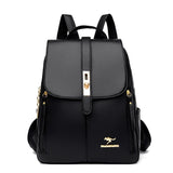 Hochwertiger Lederrucksack für Damen | Premium Schulranzen für Mädchen